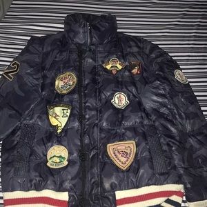 Vintage Moncler Patch Bubble Jacket 